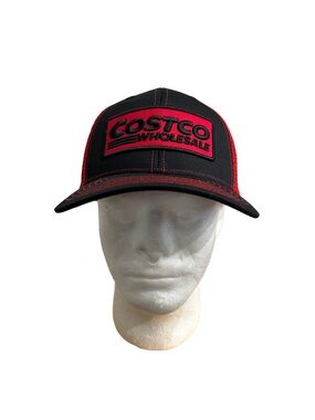 Black & Red Trucker Hat – Men's Cap